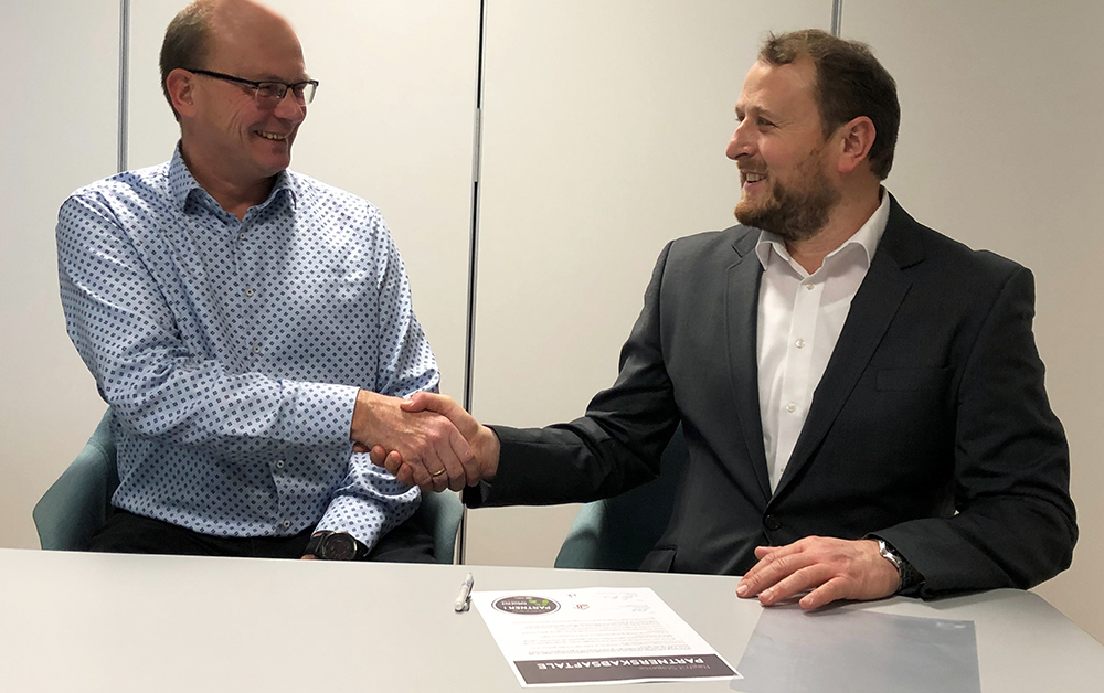 SK Forsyning er den første virksomhed i Slagelse Kommune, der har indgået en partnerskabsaftale om røgfri arbejdsplads